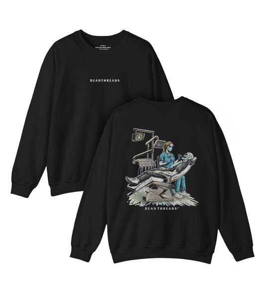 DEADLY DENTAL (FEMALE) - “DT ESSENTIAL" CREWNECK SWEATSHIRT – Sweatshirt – Dead Threads Apparel