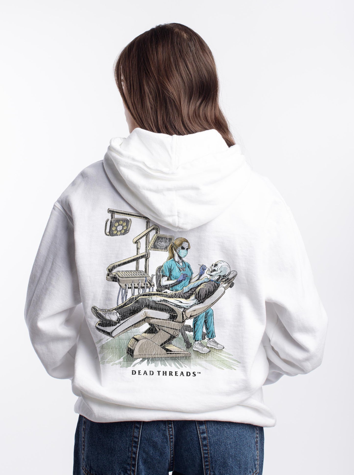 DEADLY DENTAL (FEMALE) - “DT ESSENTIAL" HOODIE – Hoodie – Dead Threads Apparel
