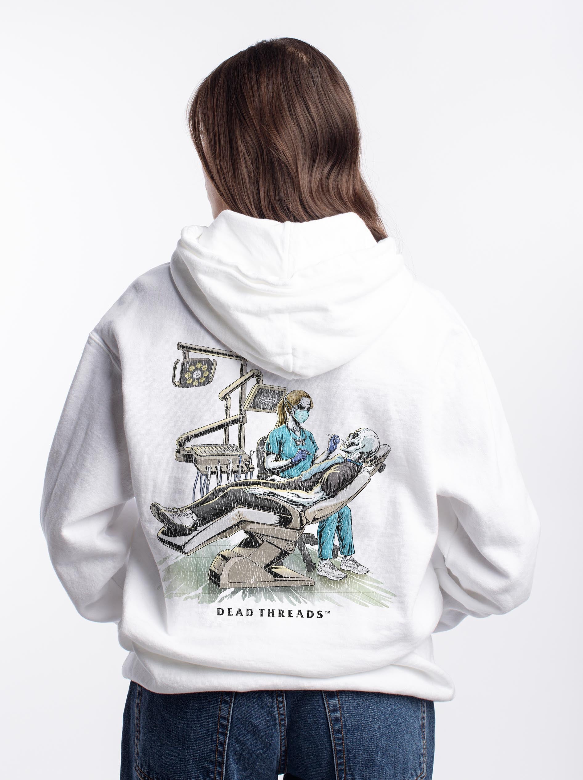 DEADLY DENTAL (FEMALE) - “DT ESSENTIAL" HOODIE – Hoodie – Dead Threads Apparel