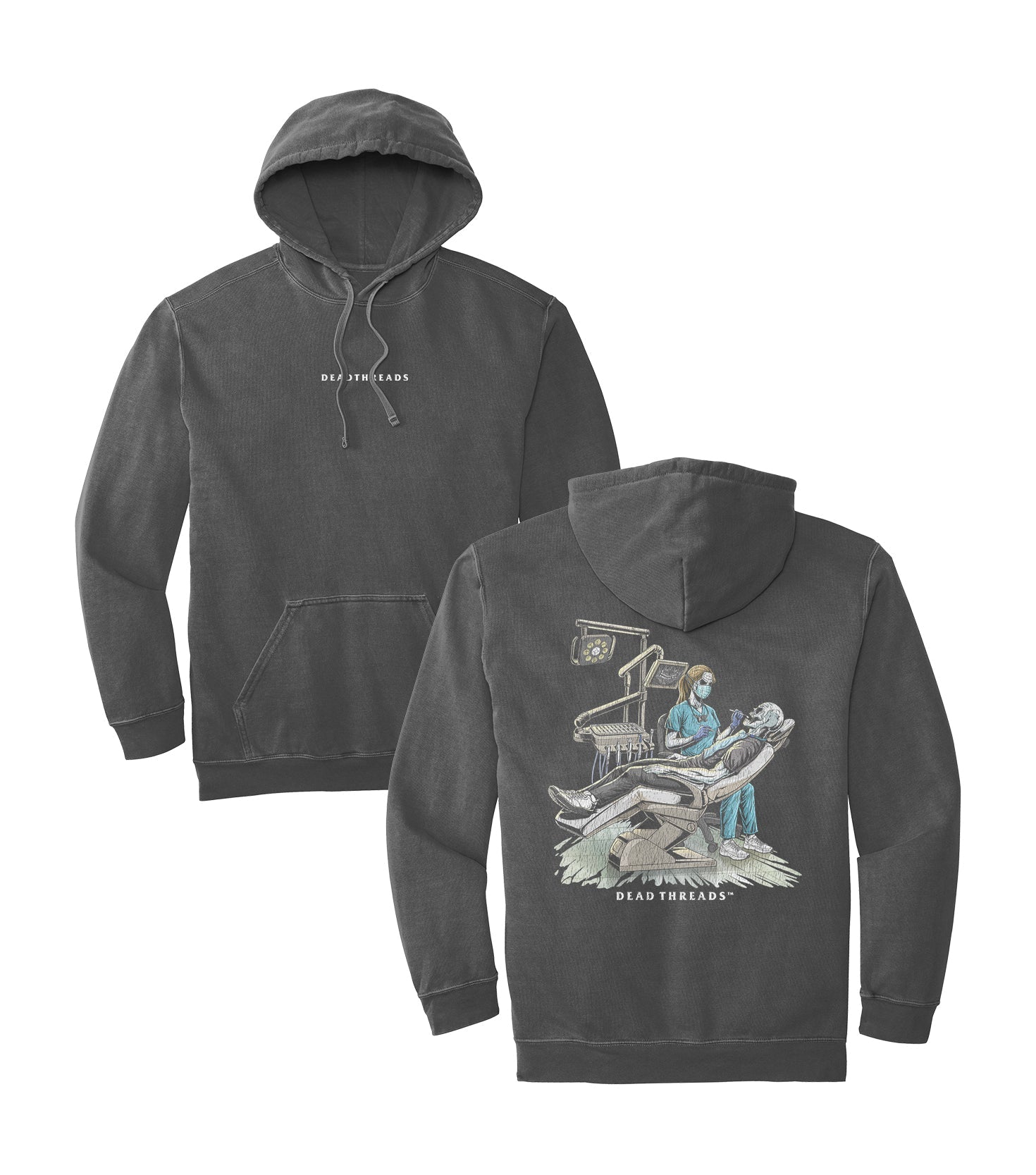DEADLY DENTAL (FEMALE) - “DT ESSENTIAL" HOODIE – Hoodie – Dead Threads Apparel
