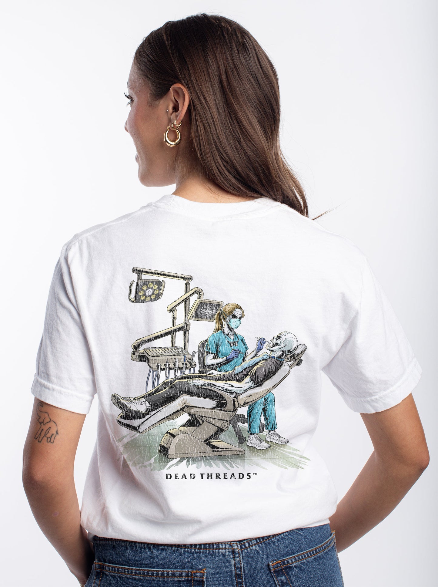 DEADLY DENTAL (FEMALE) - “DT ESSENTIAL" PREMIUM T - SHIRT – T-Shirt – Dead Threads Apparel