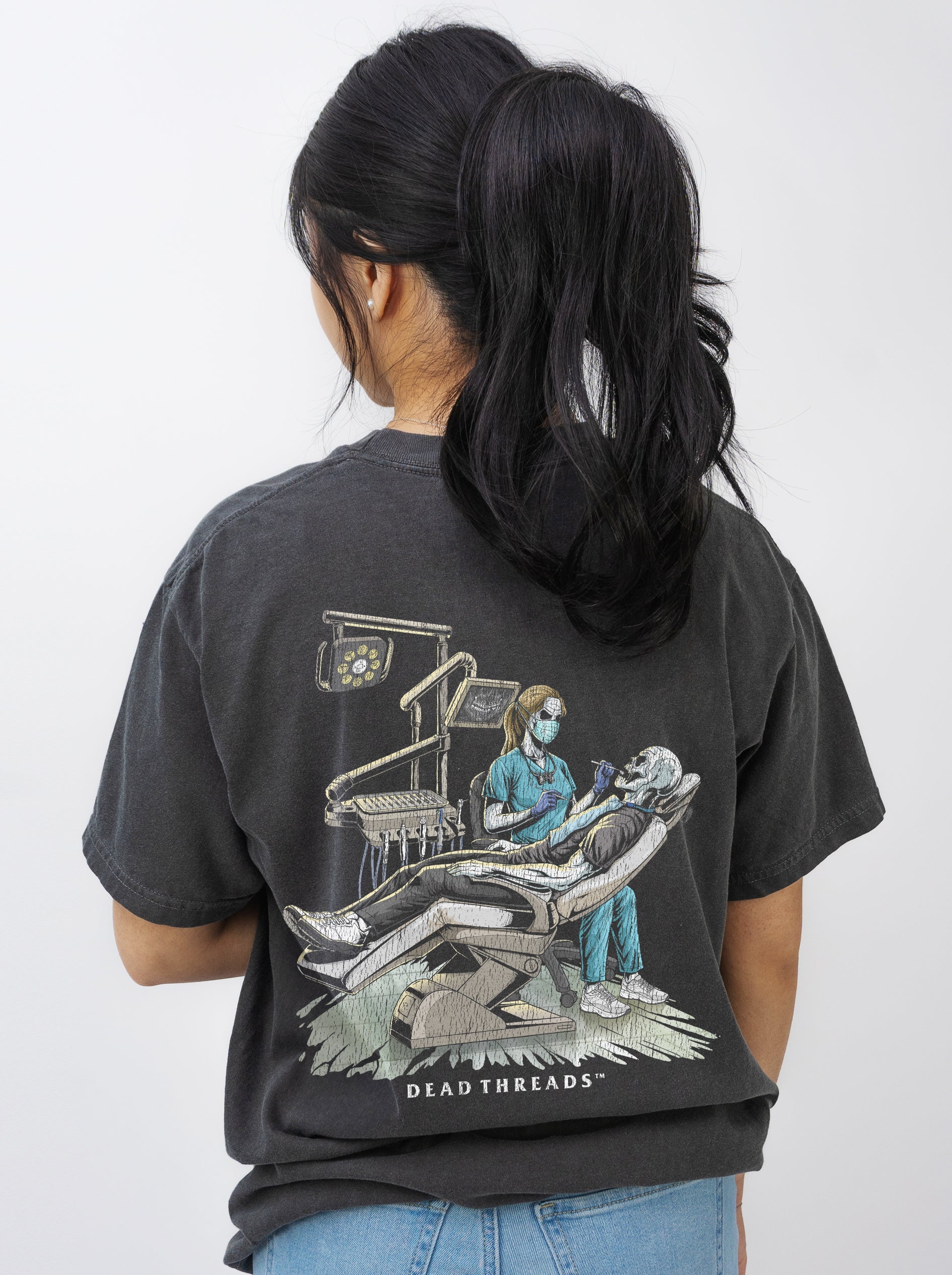 DEADLY DENTAL (FEMALE) - “DT ESSENTIAL" PREMIUM T - SHIRT – T-Shirt – Dead Threads Apparel