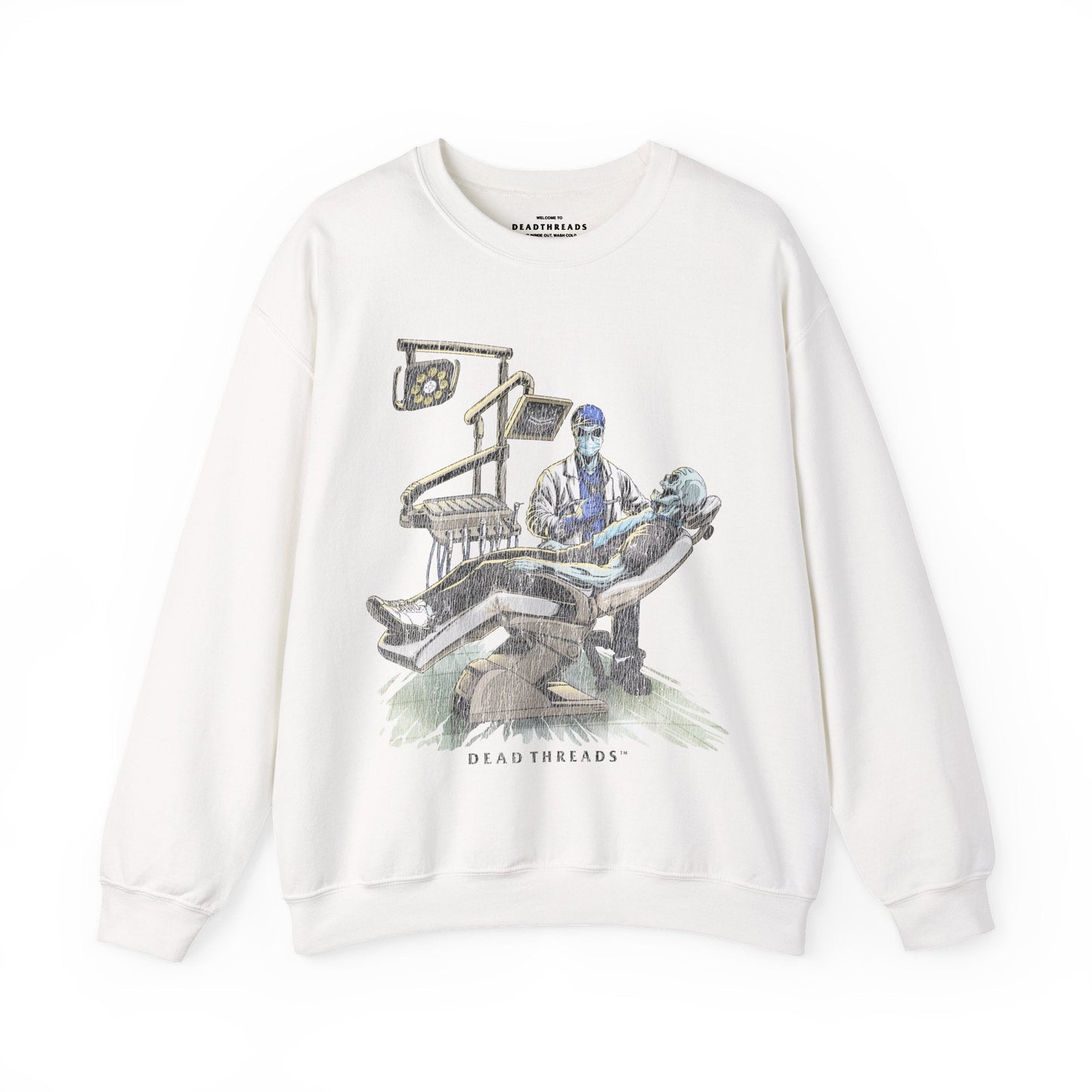 DEADLY DENTAL (MALE) CREWNECK SWEATSHIRT – Sweatshirt – Dead Threads Apparel