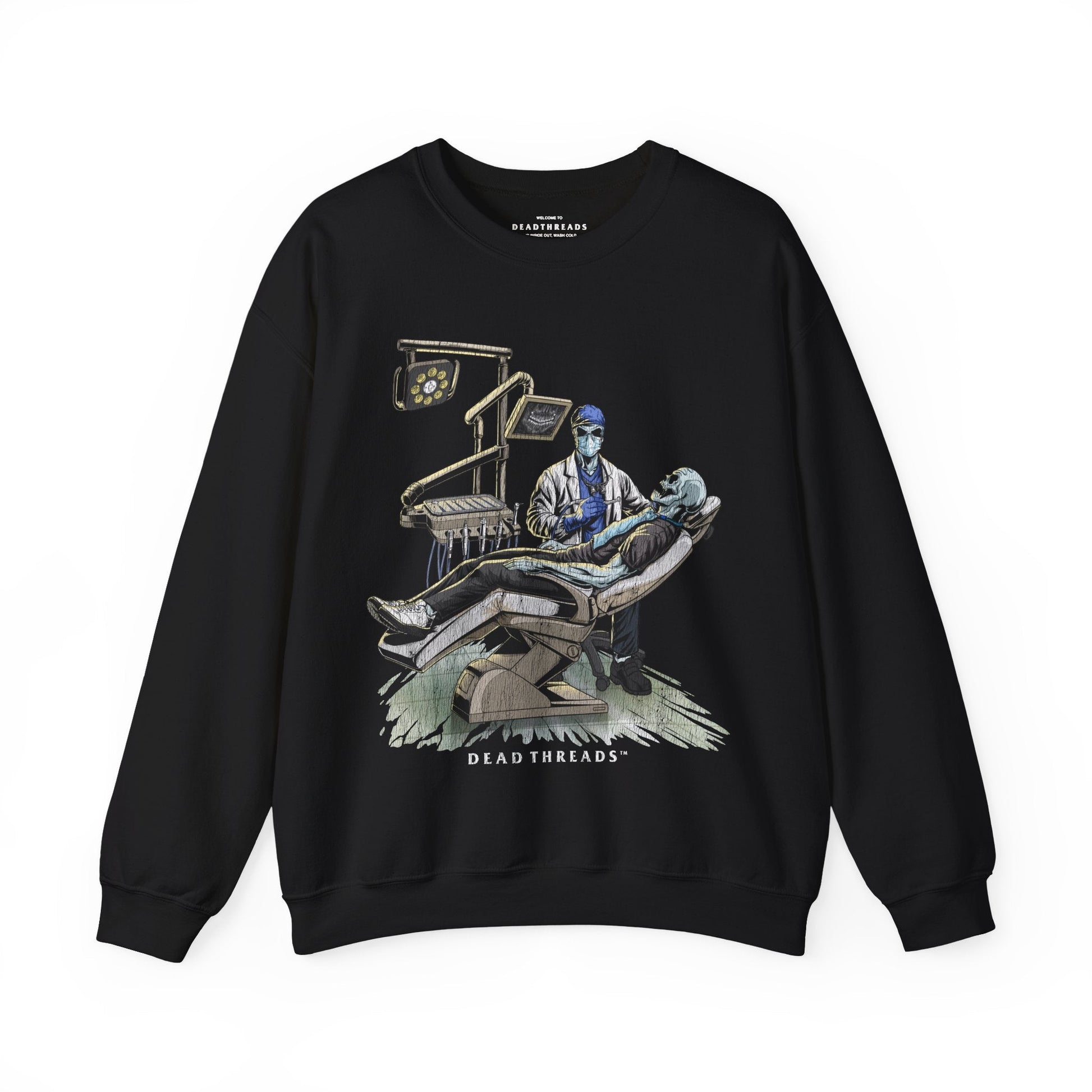 DEADLY DENTAL (MALE) CREWNECK SWEATSHIRT – Sweatshirt – Dead Threads Apparel