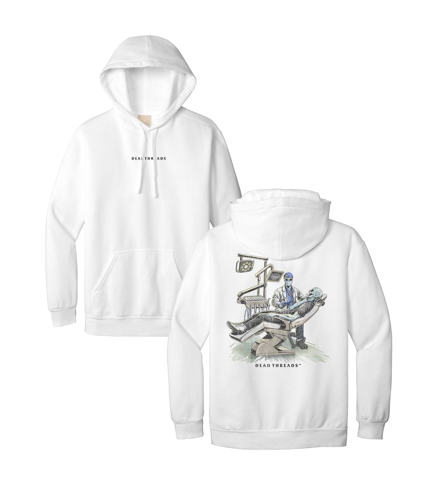 DEADLY DENTAL (MALE) - “DT ESSENTIAL" HOODIE – Hoodie – Dead Threads Apparel