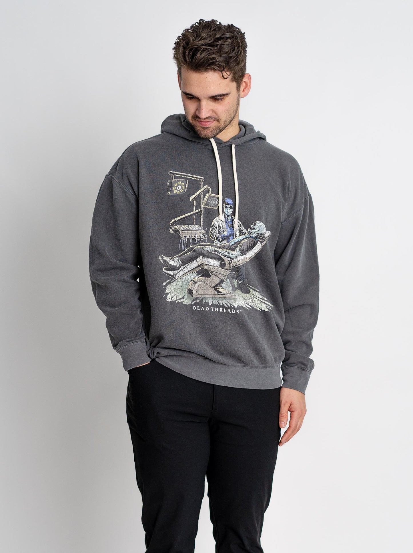 DEADLY DENTAL (MALE) - LIGHTWEIGHT HOODIE – Hoodie – Dead Threads Apparel