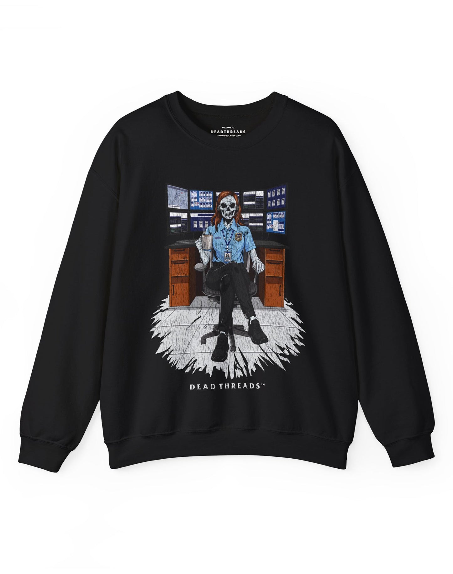 DEADLY DISPATCH CREWNECK SWEATSHIRT – Sweatshirt – Dead Threads Apparel