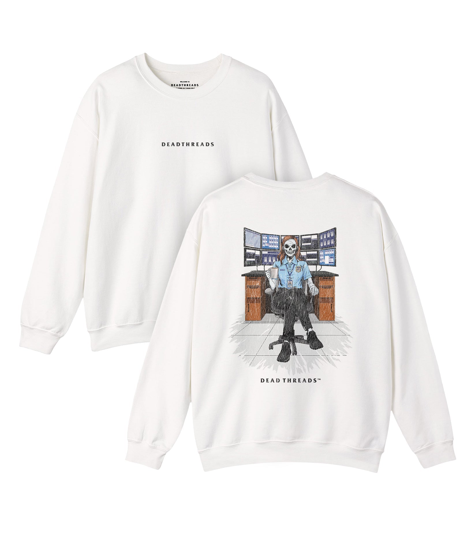DEADLY DISPATCH - “DT ESSENTIAL" CREWNECK SWEATSHIRT – Sweatshirt – Dead Threads Apparel