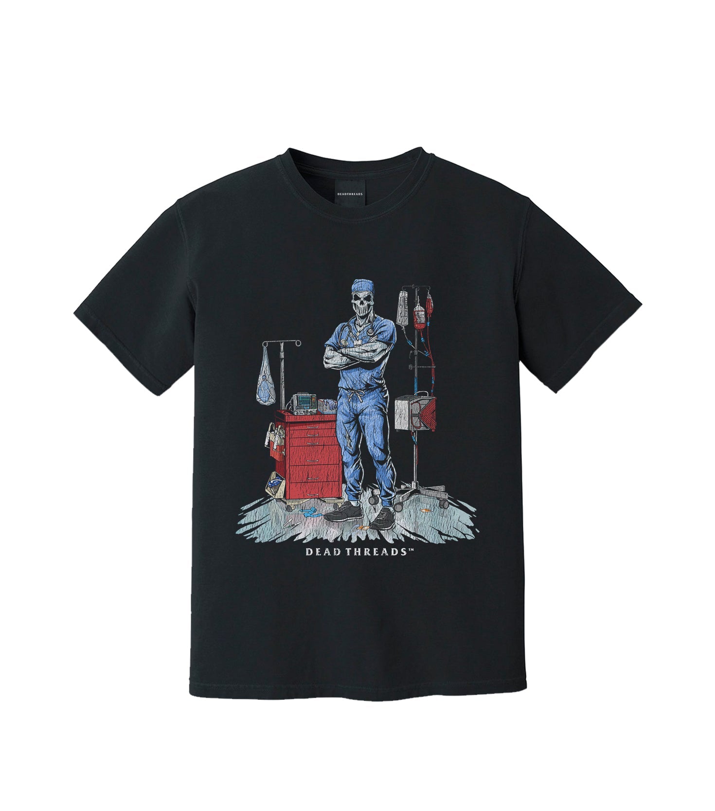 DEADSIDE NURSE (MALE) - BLUE SCRUBS – Dead Threads Apparel
