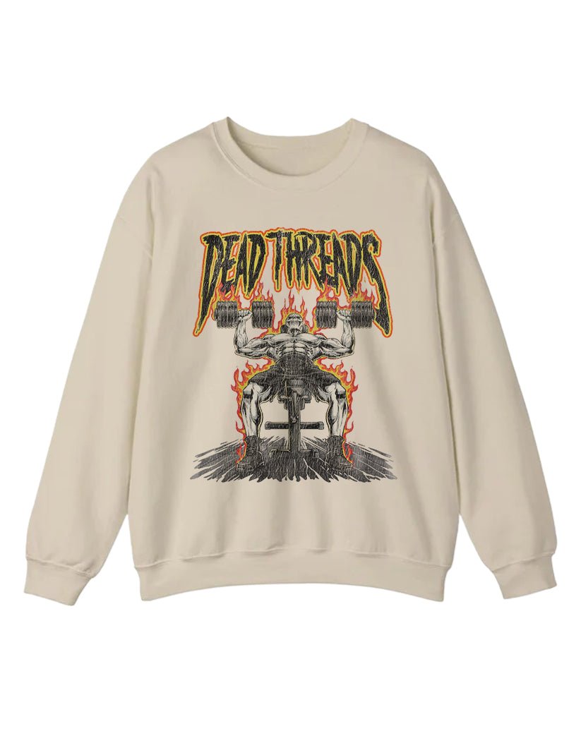 DEATH PRESS CREWNECK SWEATSHIRT – Sweatshirt – Dead Threads Apparel