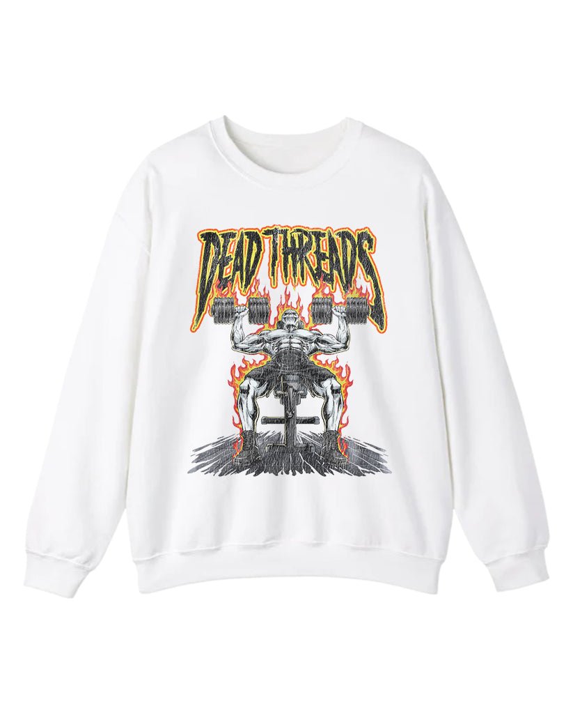 DEATH PRESS CREWNECK SWEATSHIRT – Sweatshirt – Dead Threads Apparel