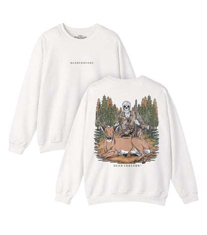 DEER HUNTING - “DT ESSENTIAL" CREWNECK SWEATSHIRT – Sweatshirt – Dead Threads Apparel