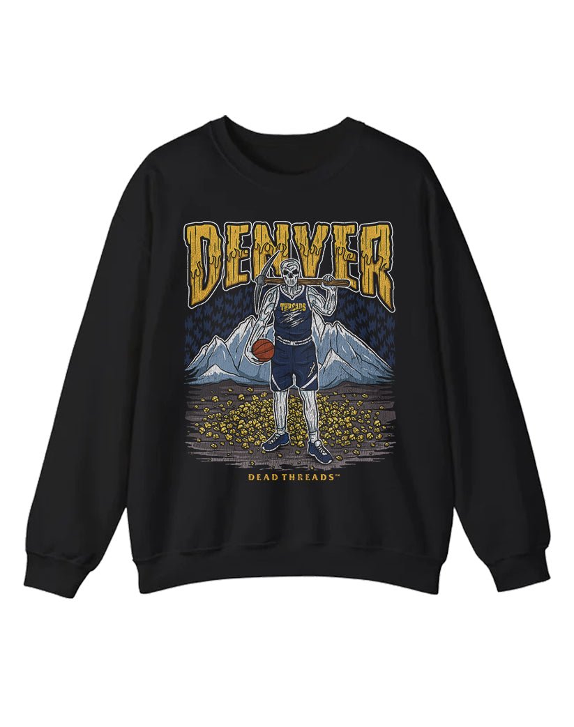 DENVER BASKETBALL CREWNECK SWEATSHIRT – Sweatshirt – Dead Threads Apparel