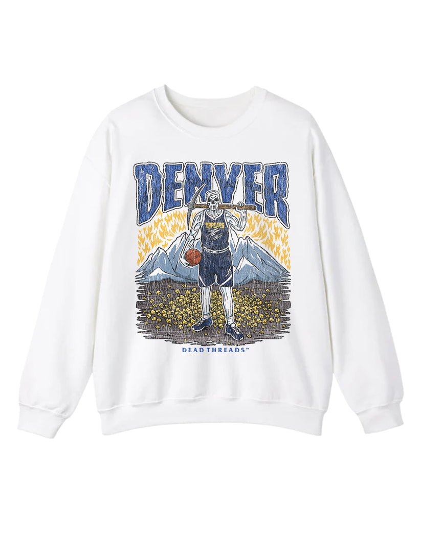 DENVER BASKETBALL CREWNECK SWEATSHIRT – Sweatshirt – Dead Threads Apparel