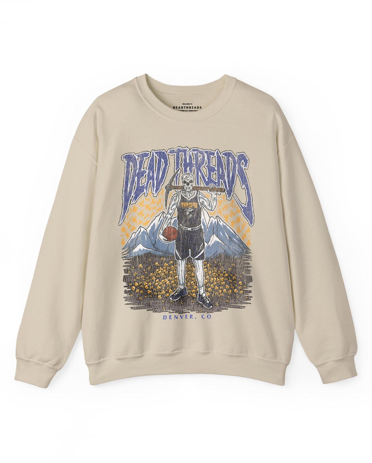 DENVER BASKETBALL - CREWNECK SWEATSHIRT – Sweatshirt – Dead Threads Apparel