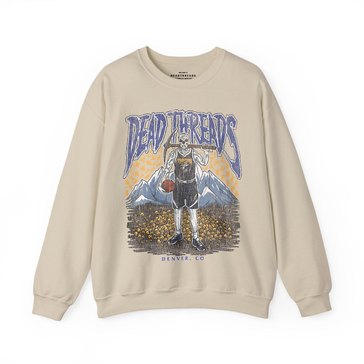 DENVER BASKETBALL - CREWNECK SWEATSHIRT – Sweatshirt – Dead Threads Apparel