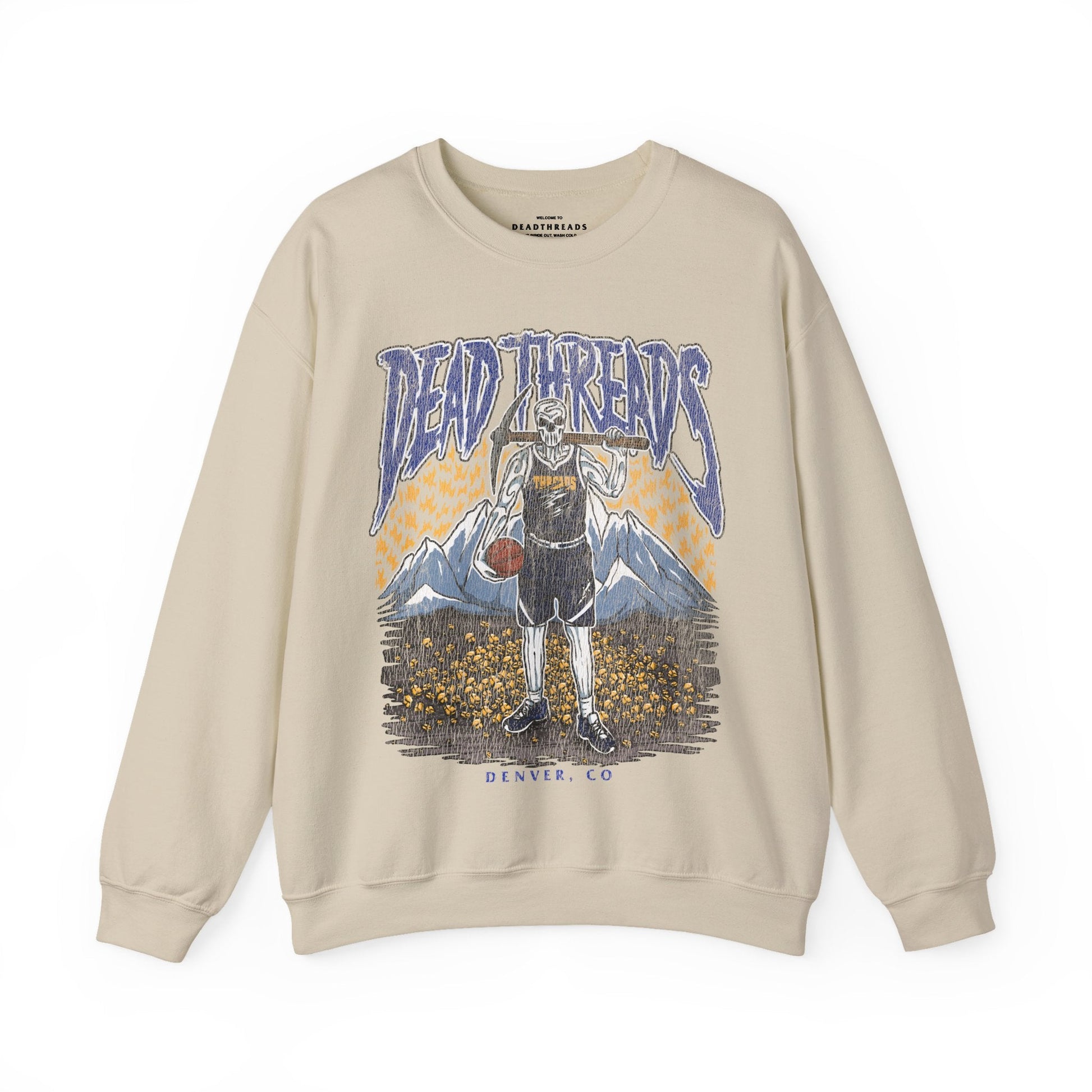 DENVER BASKETBALL - CREWNECK SWEATSHIRT – Sweatshirt – Dead Threads Apparel
