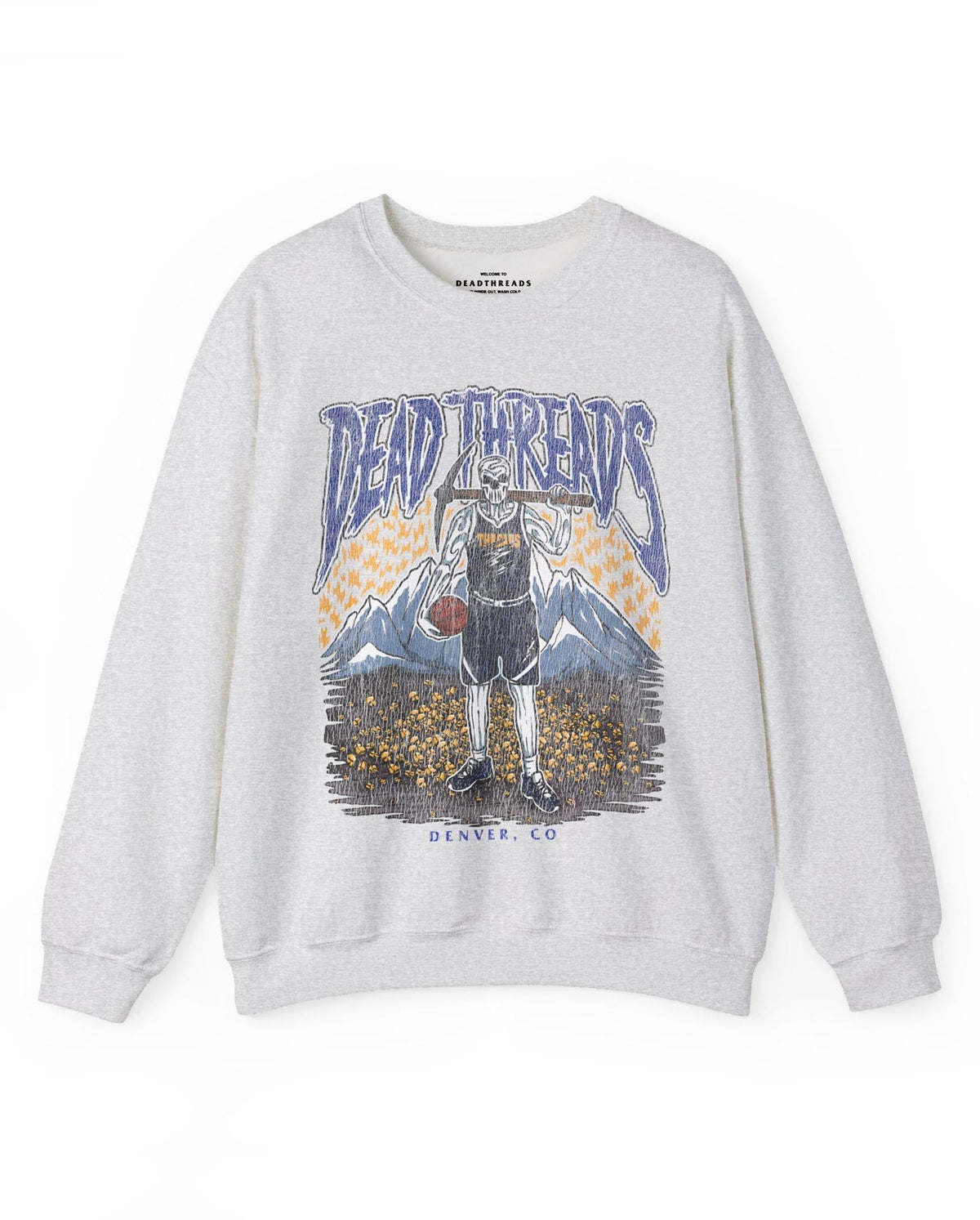 DENVER BASKETBALL - CREWNECK SWEATSHIRT – Sweatshirt – Dead Threads Apparel