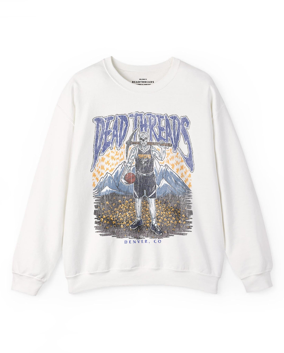 DENVER BASKETBALL - CREWNECK SWEATSHIRT – Sweatshirt – Dead Threads Apparel