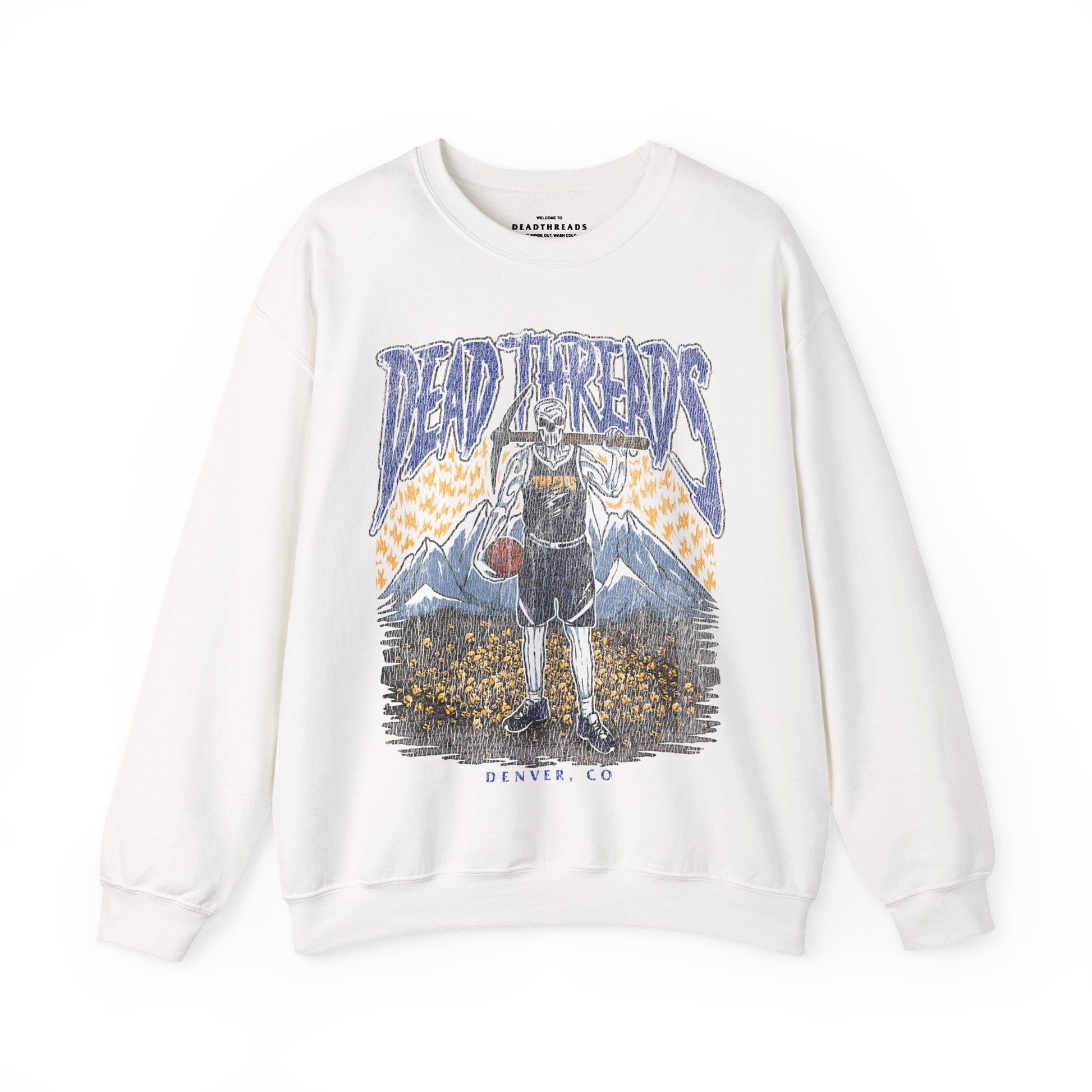 DENVER BASKETBALL - CREWNECK SWEATSHIRT – Sweatshirt – Dead Threads Apparel