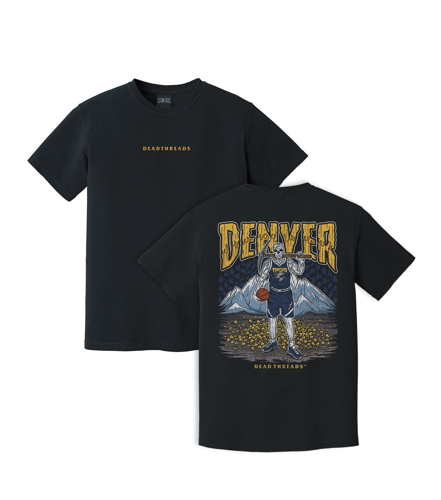 DENVER BASKETBALL - “DT ESSENTIAL" PREMIUM T - SHIRT – T-Shirt – Dead Threads Apparel