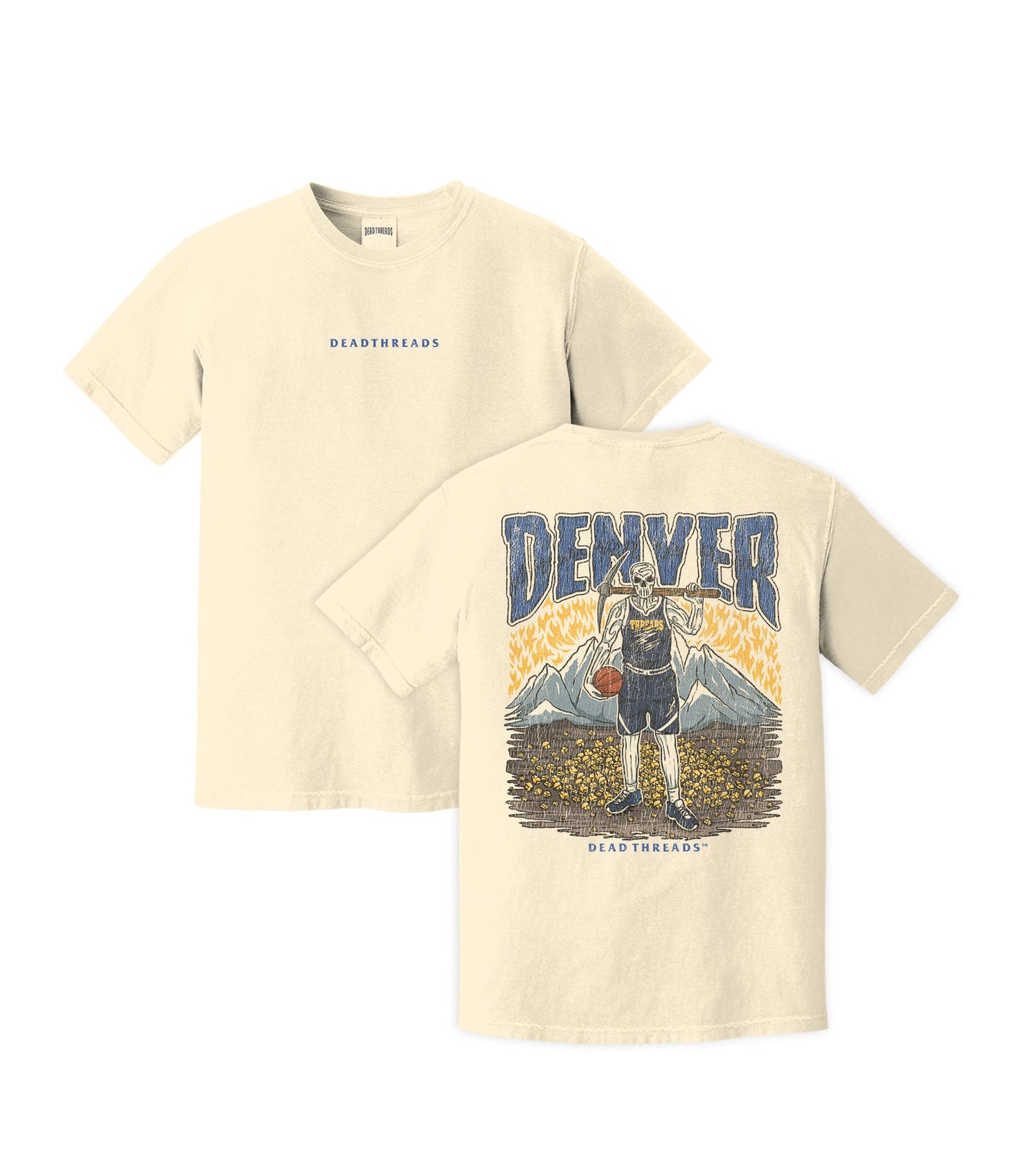 DENVER BASKETBALL - “DT ESSENTIAL" PREMIUM T - SHIRT – T-Shirt – Dead Threads Apparel