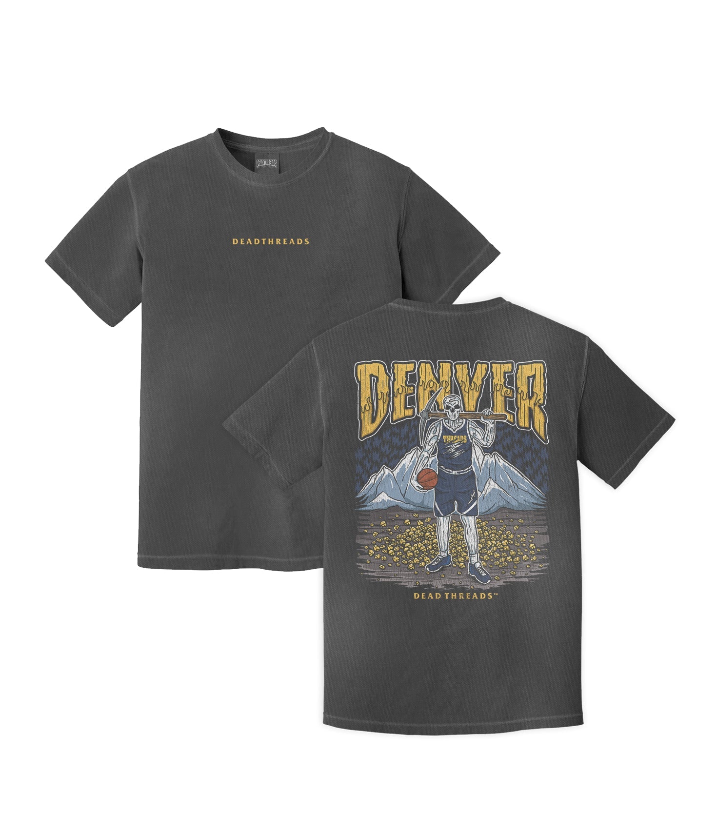 DENVER BASKETBALL - “DT ESSENTIAL" PREMIUM T - SHIRT – T-Shirt – Dead Threads Apparel