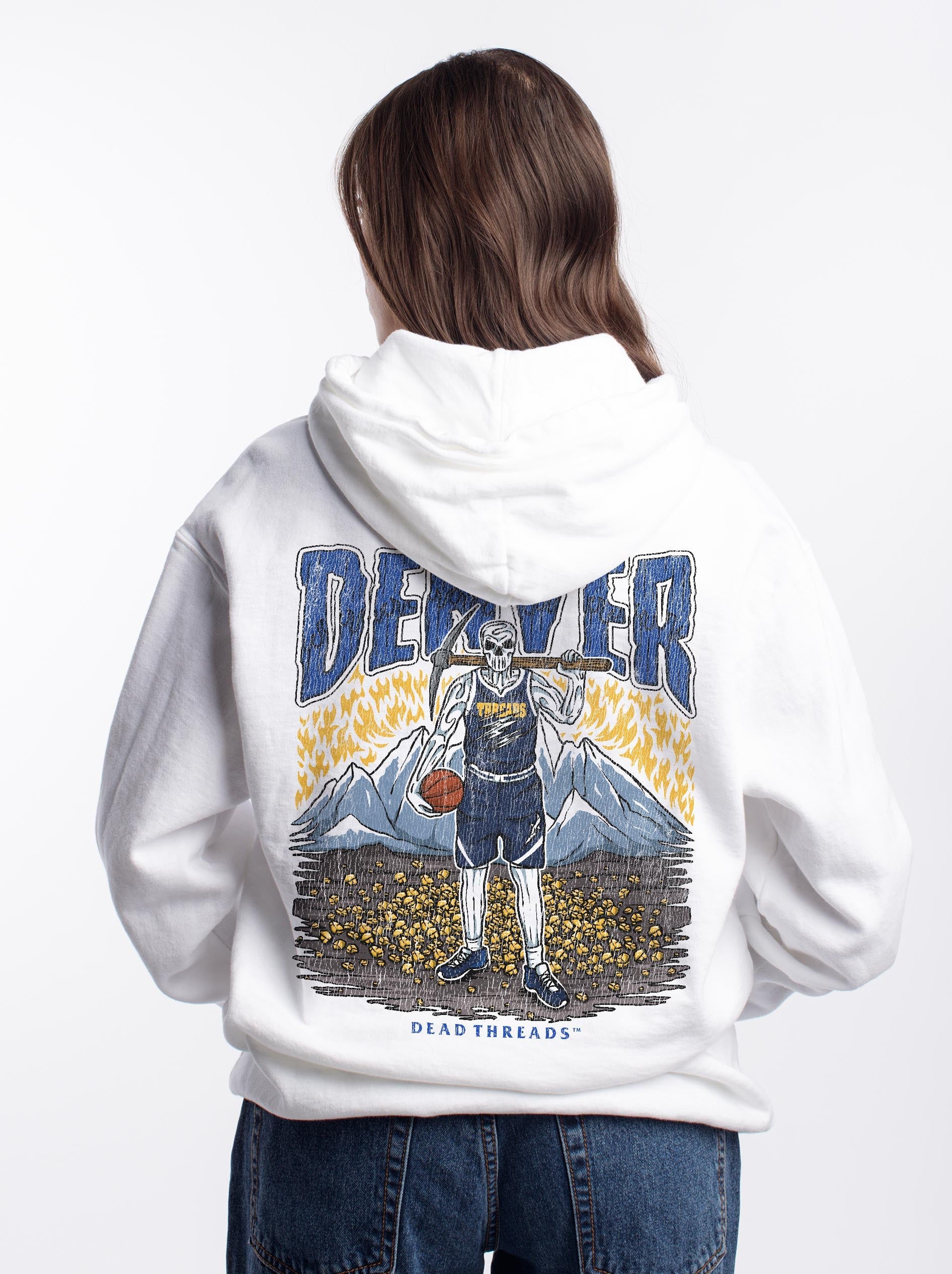 DENVER BASKETBALL - HOODIE – Hoodie – Dead Threads Apparel