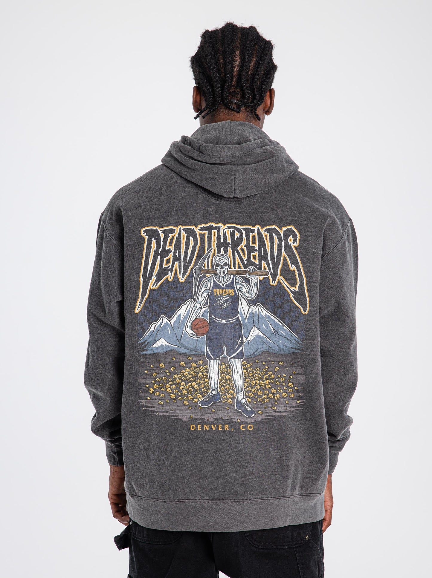 DENVER BASKETBALL - HOODIE – Hoodie – Dead Threads Apparel