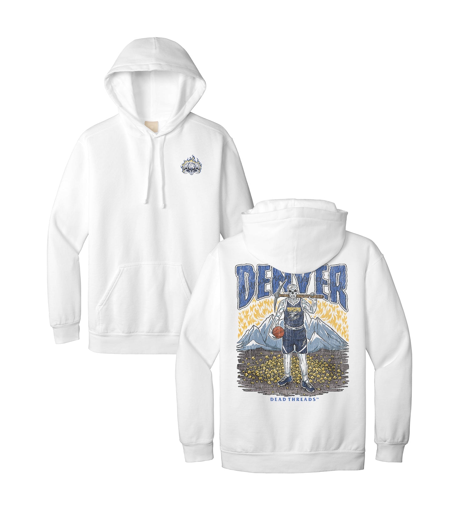 DENVER BASKETBALL - HOODIE – Hoodie – Dead Threads Apparel