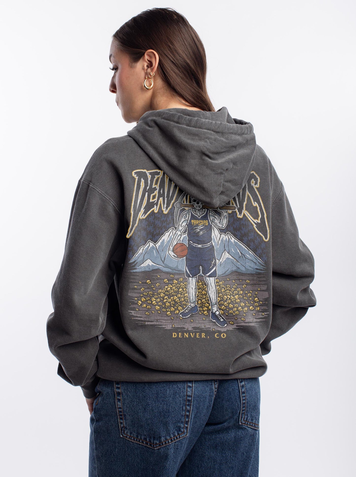 DENVER BASKETBALL - HOODIE – Hoodie – Dead Threads Apparel