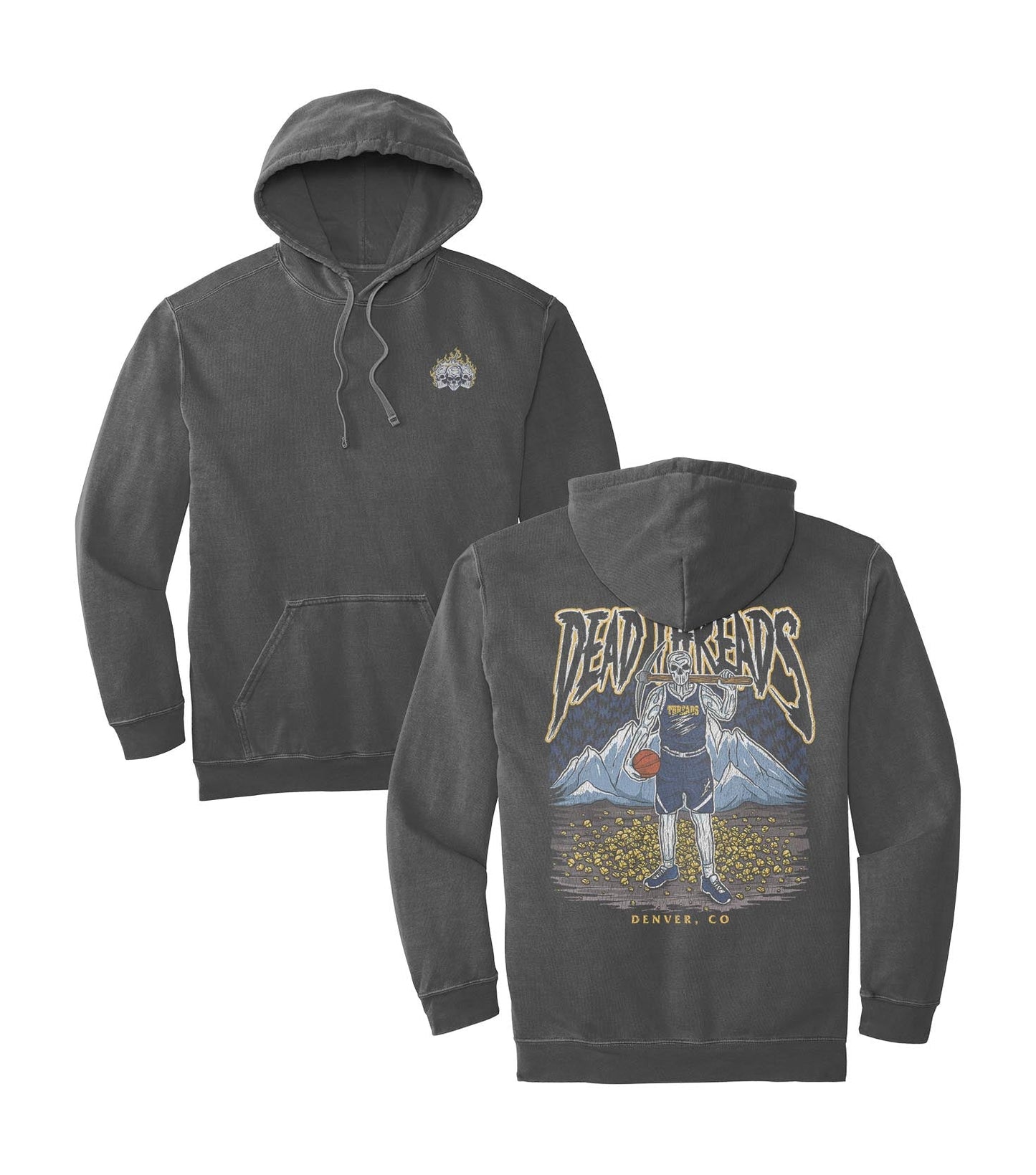 DENVER BASKETBALL - HOODIE – Hoodie – Dead Threads Apparel