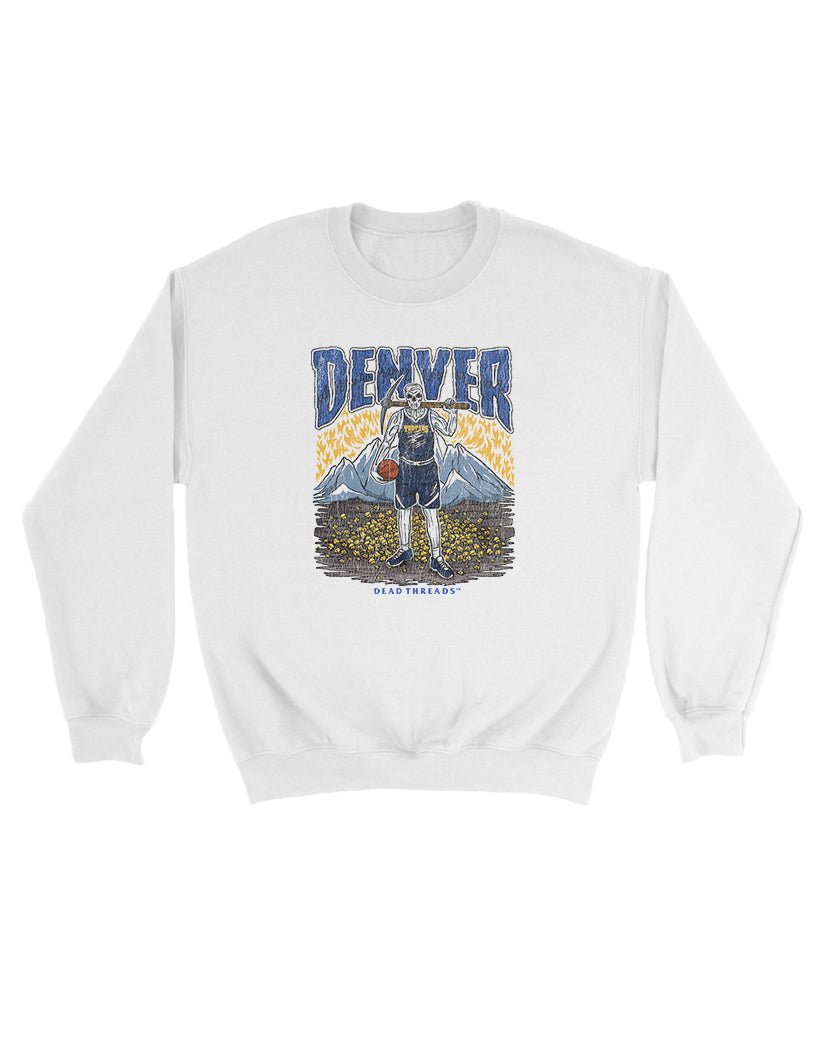 DENVER BASKETBALL KIDS CREWNECK SWEATSHIRT – Kids clothes – Dead Threads Apparel