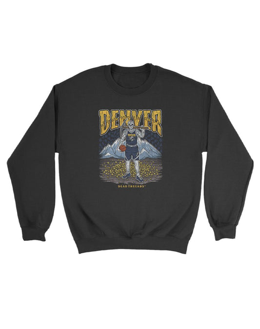 DENVER BASKETBALL KIDS CREWNECK SWEATSHIRT – Kids clothes – Dead Threads Apparel