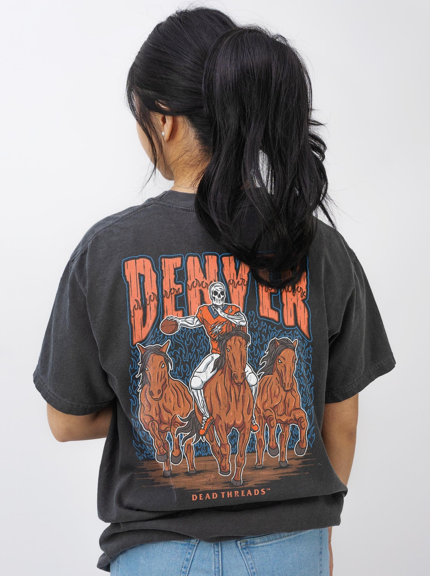 DENVER FOOTBALL - “DT ESSENTIAL" PREMIUM T - SHIRT – T-Shirt – Dead Threads Apparel