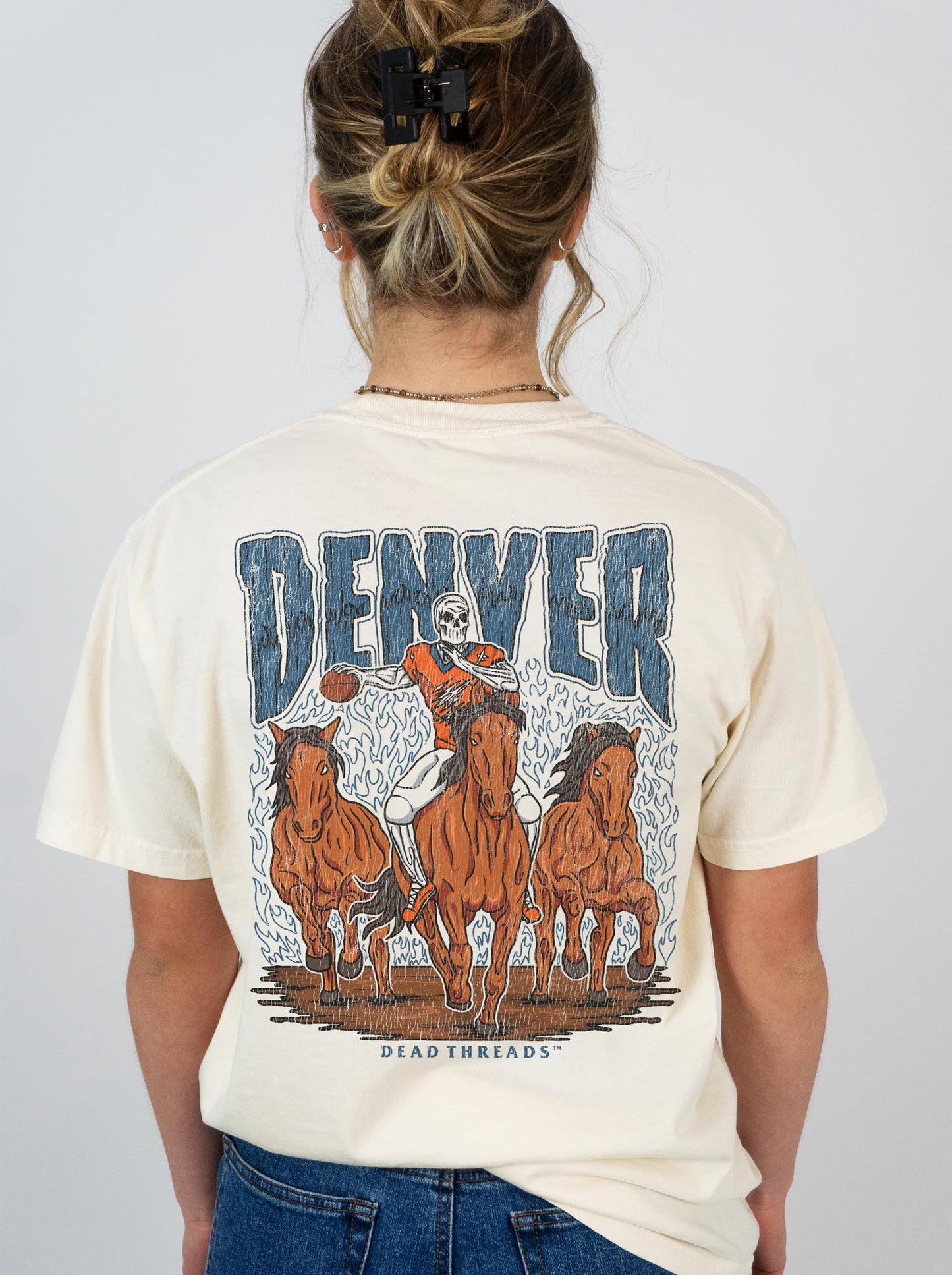 DENVER FOOTBALL - “DT ESSENTIAL" PREMIUM T - SHIRT – T-Shirt – Dead Threads Apparel
