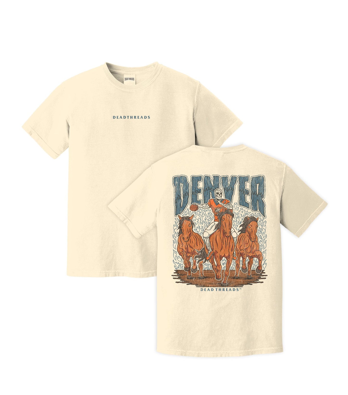 DENVER FOOTBALL - “DT ESSENTIAL" PREMIUM T - SHIRT – T-Shirt – Dead Threads Apparel