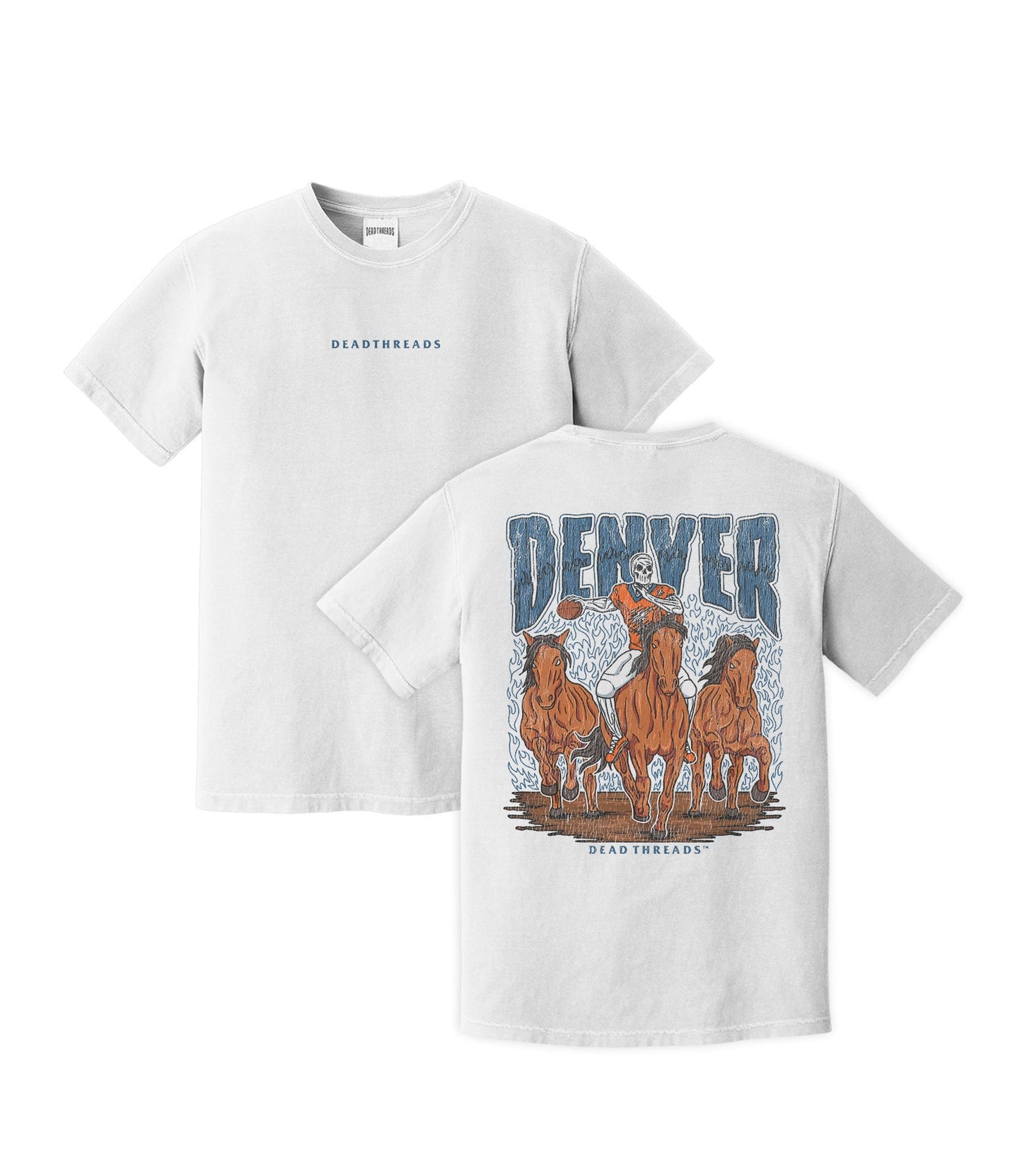 DENVER FOOTBALL - “DT ESSENTIAL" PREMIUM T - SHIRT – T-Shirt – Dead Threads Apparel