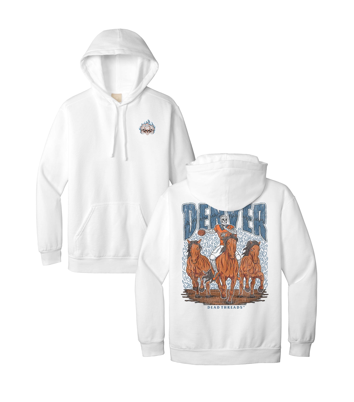 DENVER FOOTBALL - HOODIE – Hoodie – Dead Threads Apparel