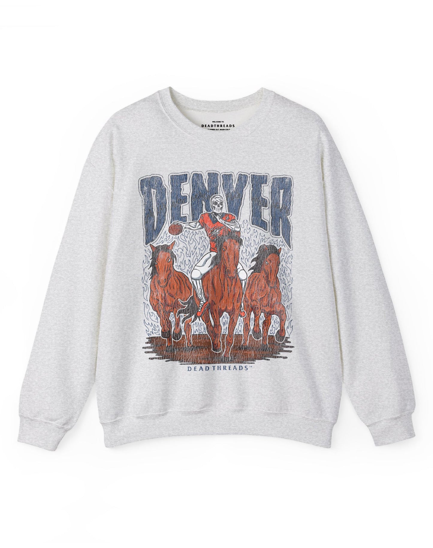DENVER FOOTBALL v1 CREWNECK SWEATSHIRT – Sweatshirt – Dead Threads Apparel