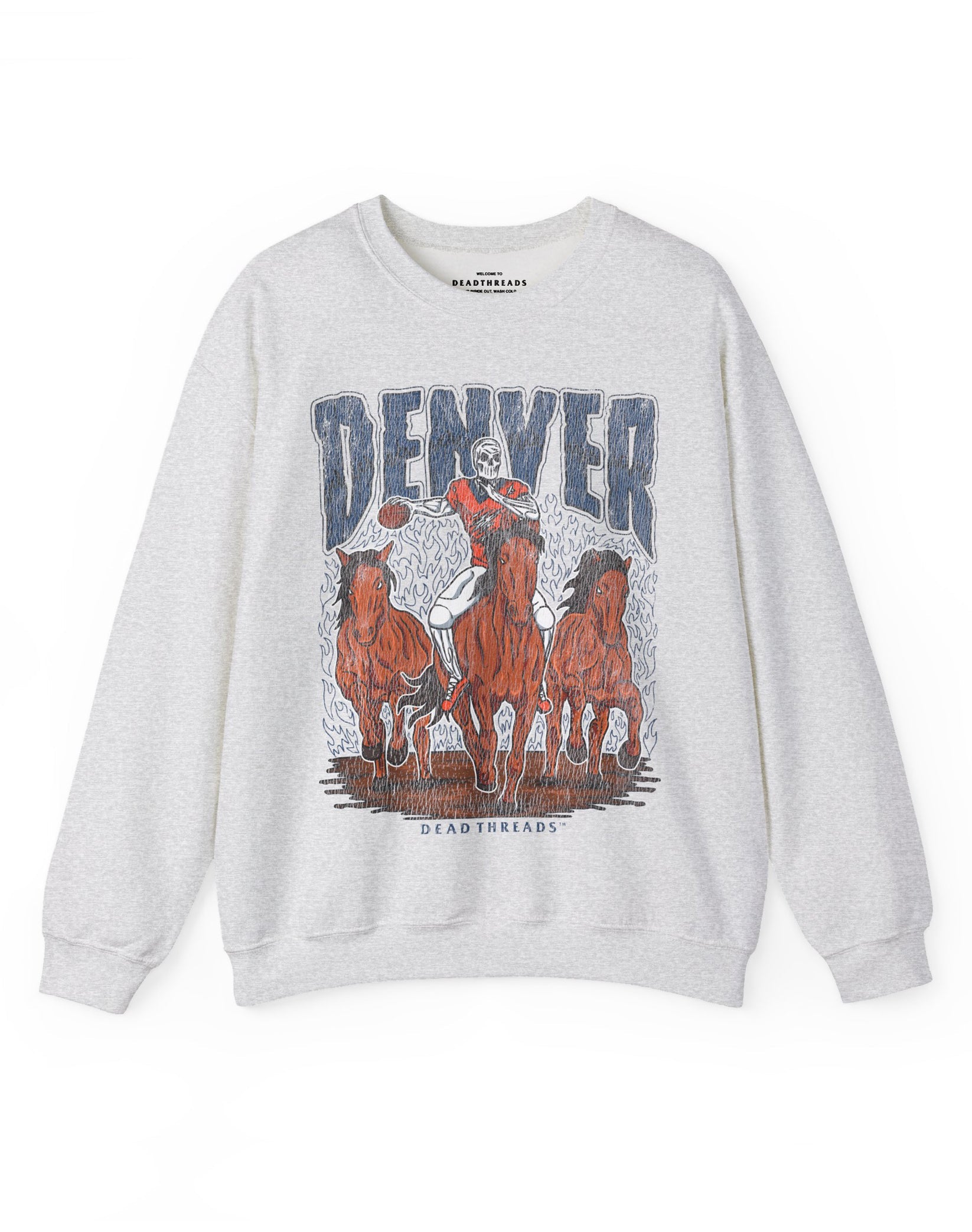 DENVER FOOTBALL v1 CREWNECK SWEATSHIRT – Sweatshirt – Dead Threads Apparel