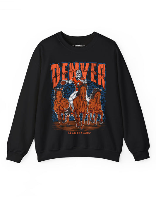 DENVER FOOTBALL v1 CREWNECK SWEATSHIRT – Sweatshirt – Dead Threads Apparel