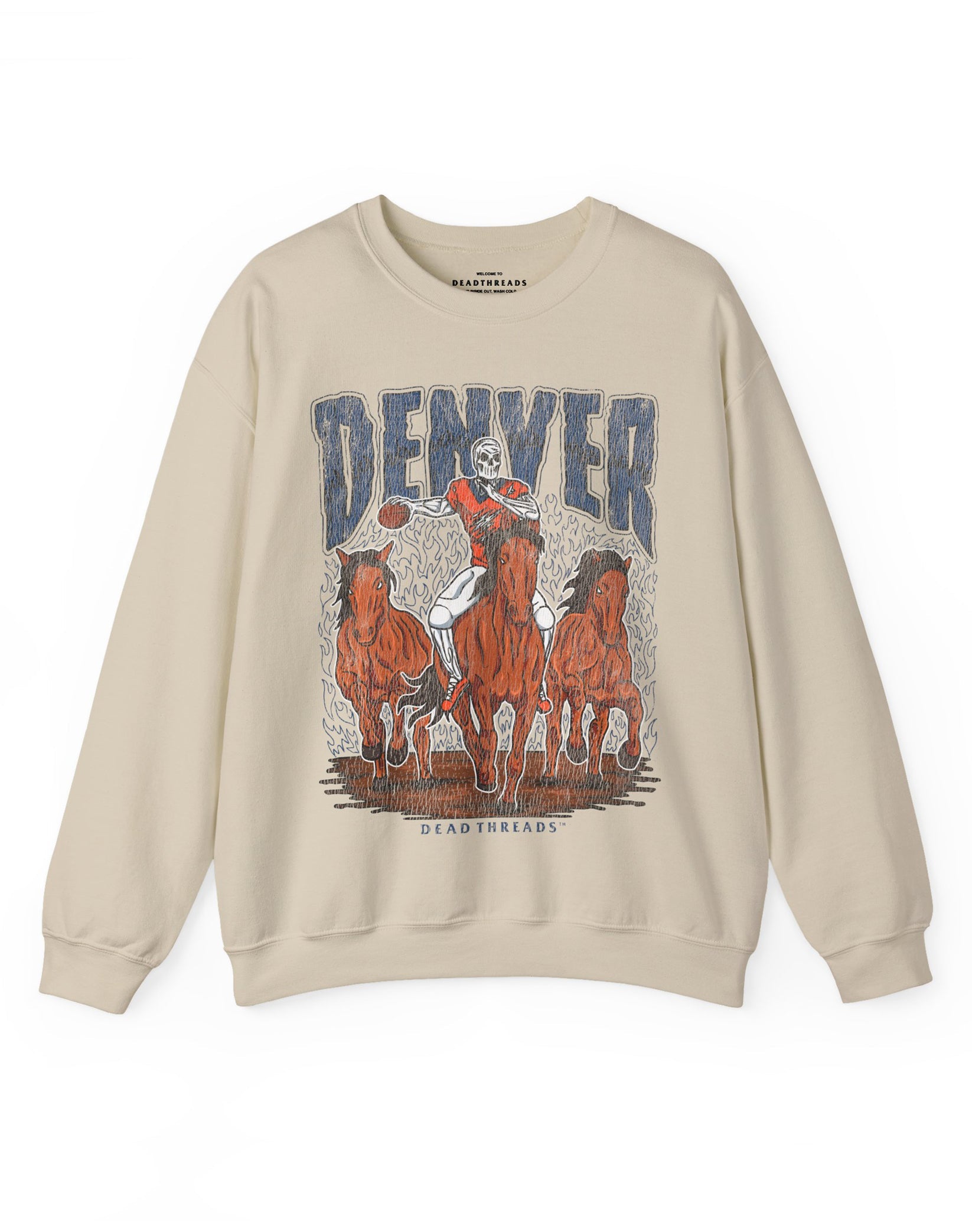 DENVER FOOTBALL v1 CREWNECK SWEATSHIRT – Sweatshirt – Dead Threads Apparel