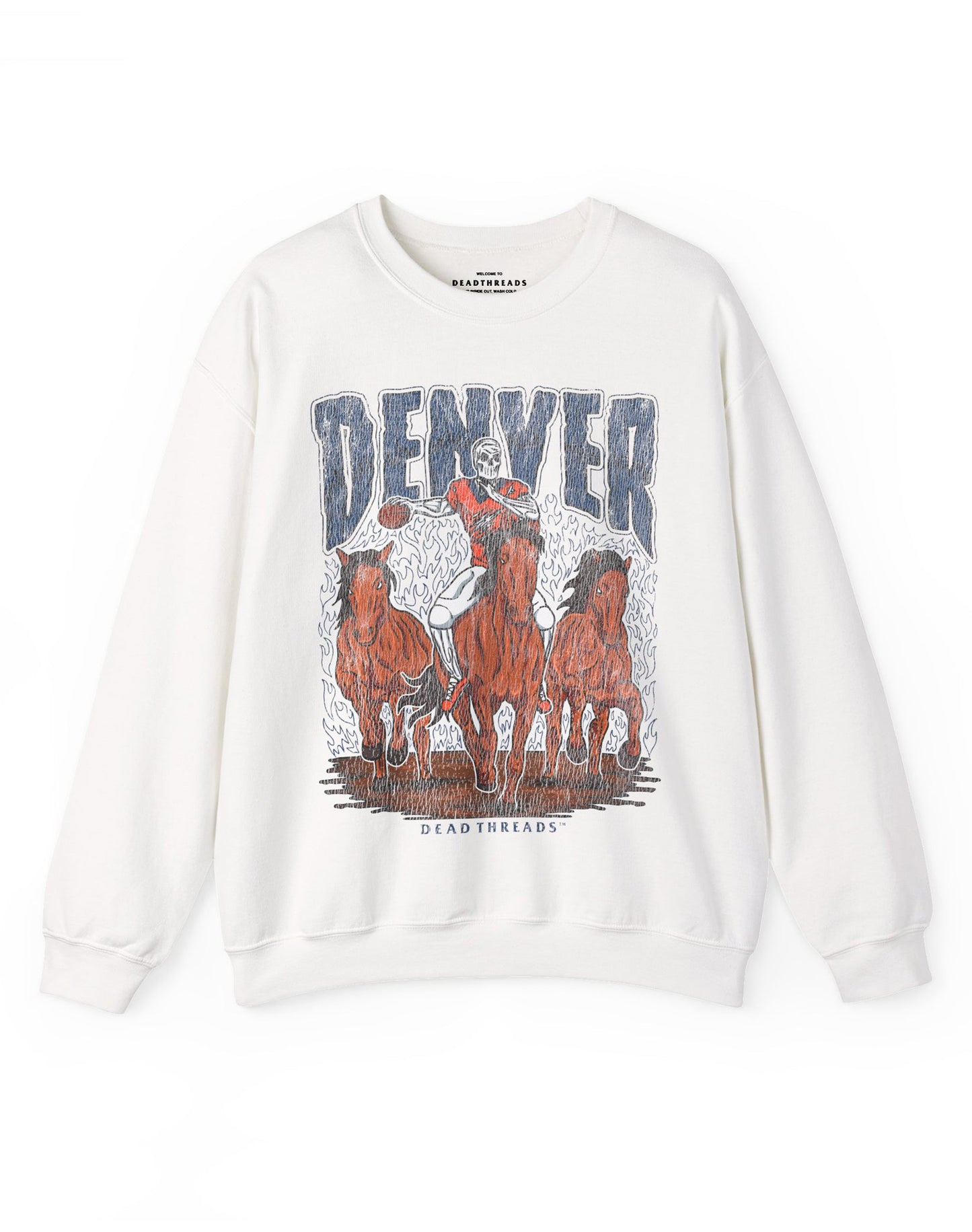 DENVER FOOTBALL v1 CREWNECK SWEATSHIRT – Sweatshirt – Dead Threads Apparel