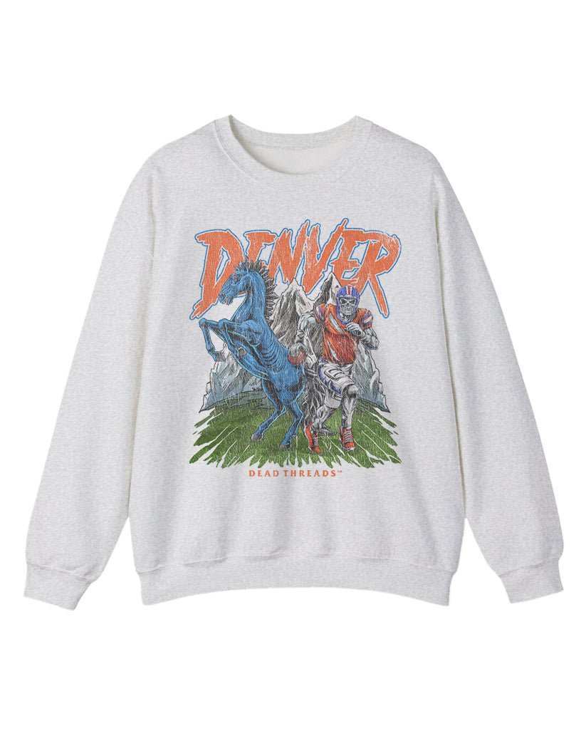 DENVER FOOTBALL v2 CREWNECK SWEATSHIRT – Sweatshirt – Dead Threads Apparel