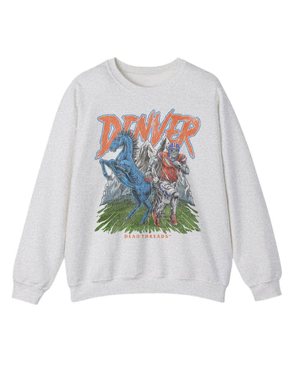 DENVER FOOTBALL v2 CREWNECK SWEATSHIRT – Sweatshirt – Dead Threads Apparel