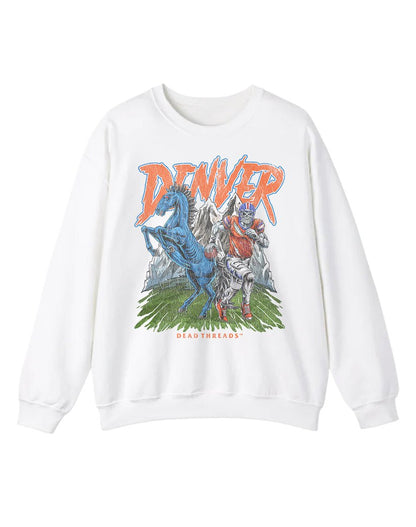 DENVER FOOTBALL v2 CREWNECK SWEATSHIRT – Sweatshirt – Dead Threads Apparel