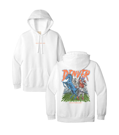 DENVER FOOTBALL v2 - “DT ESSENTIAL" HOODIE – Hoodie – Dead Threads Apparel