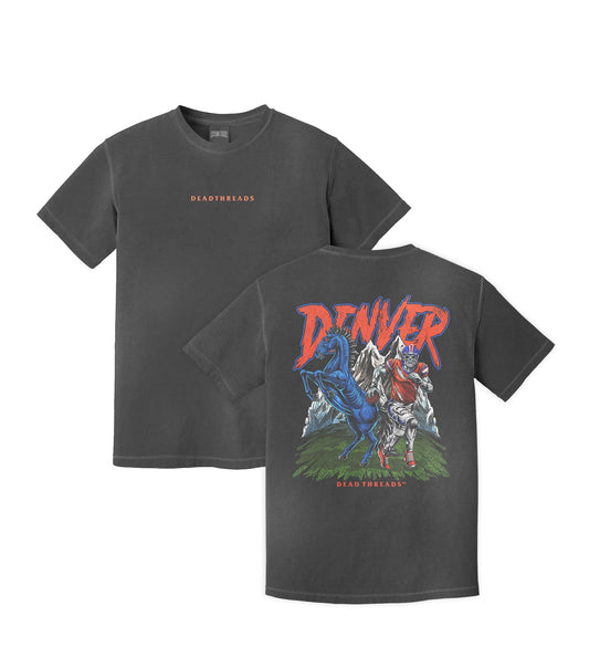 DENVER FOOTBALL v2 - “DT ESSENTIAL" PREMIUM T - SHIRT – T-Shirt – Dead Threads Apparel