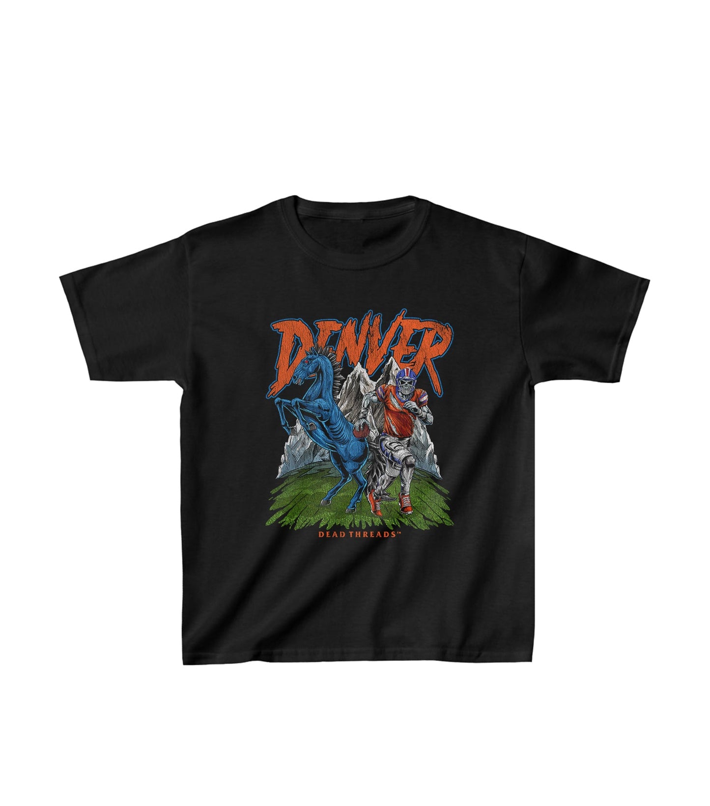 DENVER FOOTBALL v2 - KIDS – Kids clothes – Dead Threads Apparel